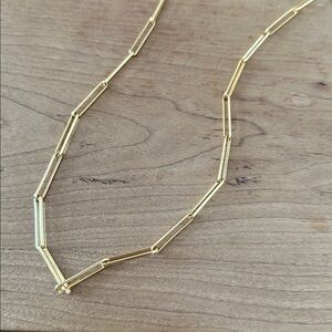 NWOT J Crew Dainty Paperclip Necklace